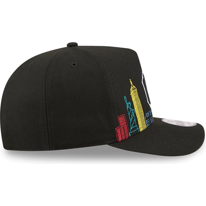 cepur-izliekta-melns-snapback-9fifty-a-frame-precurved-skyline-no-new-york-yankees-mlb-no-new-era