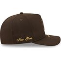 cepur-izliekta-bruns-snapback-9fifty-a-frame-precurved-visor-pin-no-new-york-yankees-mlb-no-new-era