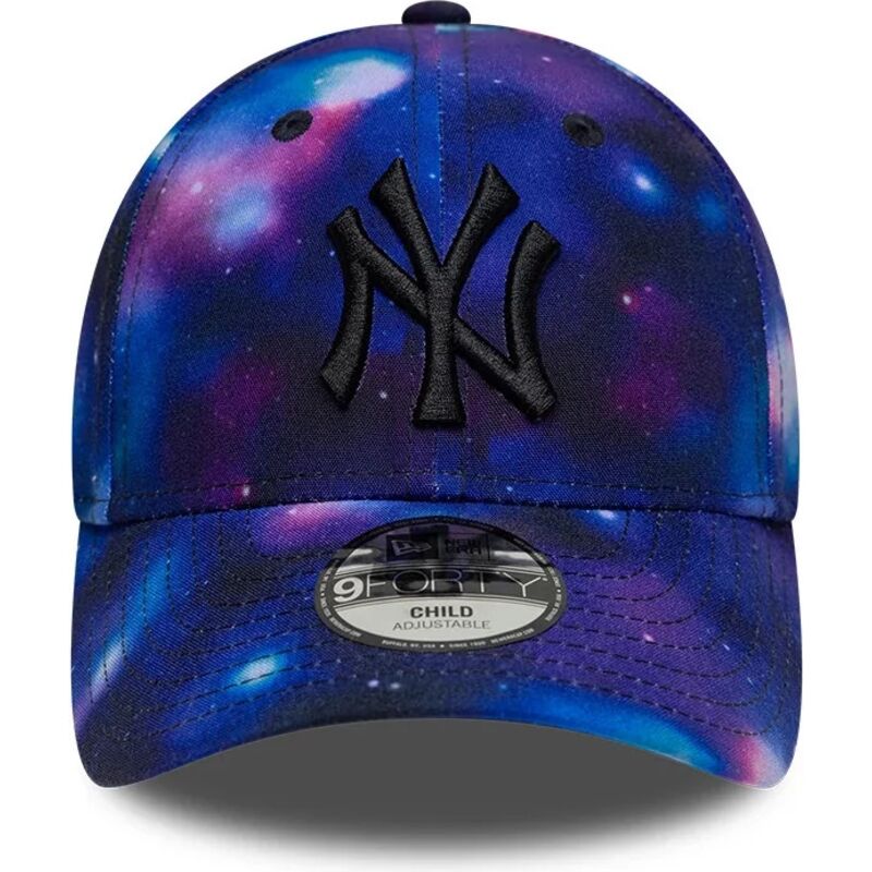 cepur-izliekta-daudzkrasains-snapback-berniem-9forty-all-over-print-space-no-new-york-yankees-mlb-no-new-era