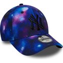 cepur-izliekta-daudzkrasains-snapback-berniem-9forty-all-over-print-space-no-new-york-yankees-mlb-no-new-era