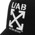 cepur-izliekta-truckeris-melns-snapback-clamp-arrows-no-l-ab-c-o-off-white
