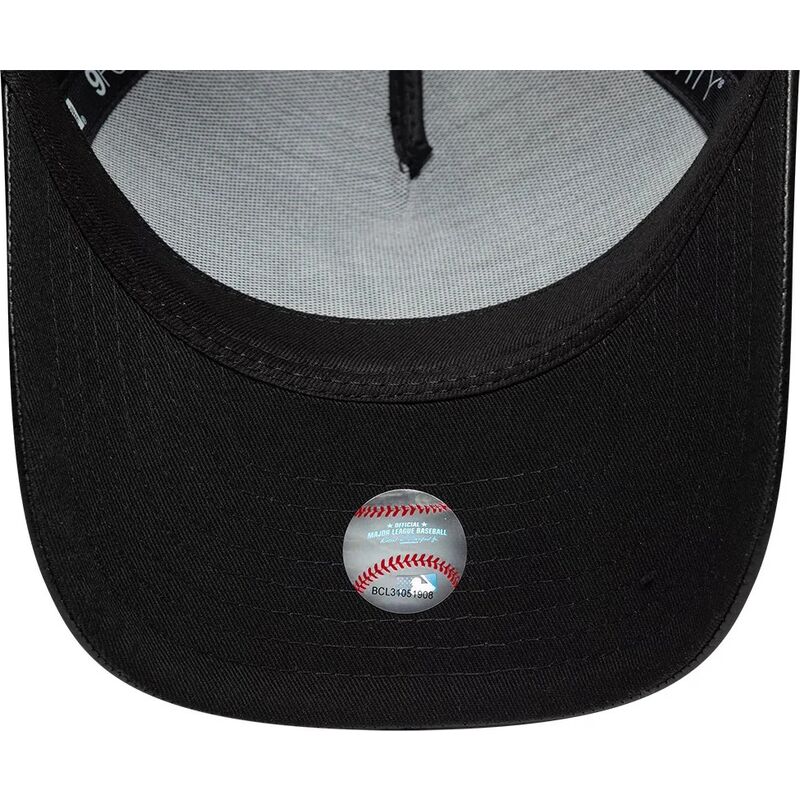 cepur-izliekta-melns-regulejams-9forty-m-crown-a-frame-fabric-mix-no-new-york-yankees-mlb-no-new-era