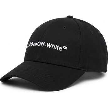 Cepur izliekta melns regulējams Horizontal Embroidered Twill no L/AB c/o Off-White™