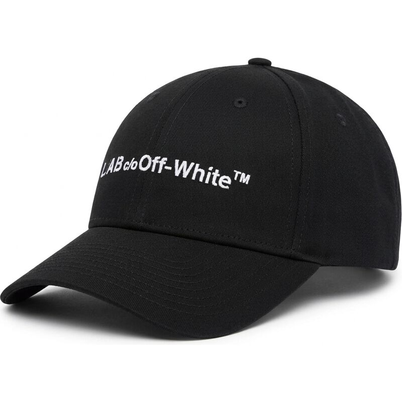 cepur-izliekta-melns-regulejams-horizontal-embroidered-twill-no-l-ab-c-o-off-white
