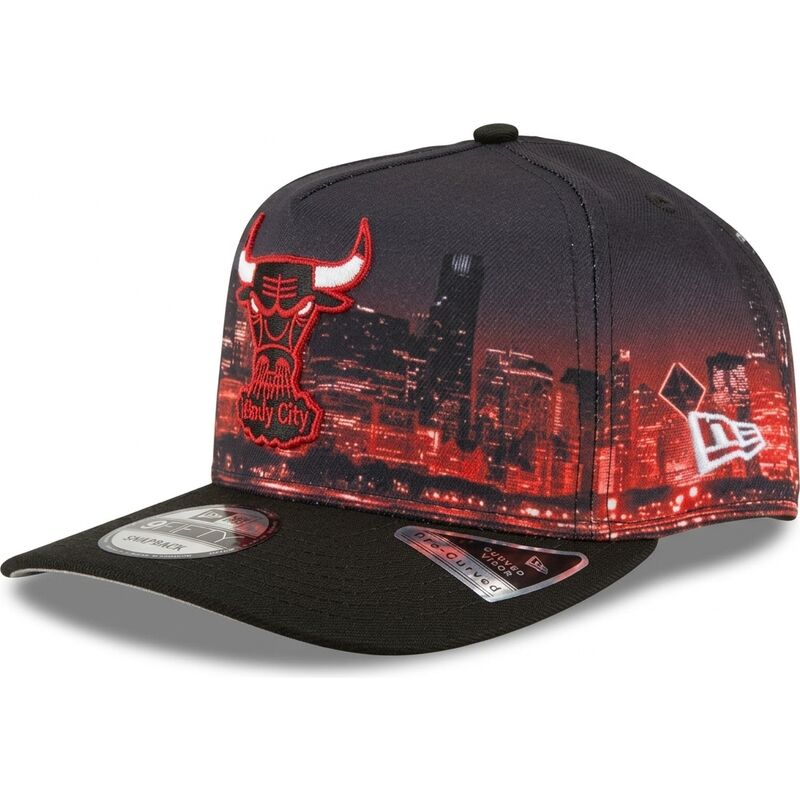 cepur-izliekta-daudzkrasains-snapback-9fifty-a-frame-precurved-skyline-no-chicago-bulls-nba-no-new-era