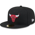 cepur-plakana-melns-pieguloss-59fifty-rhinestone-badge-no-chicago-bulls-nba-no-new-era