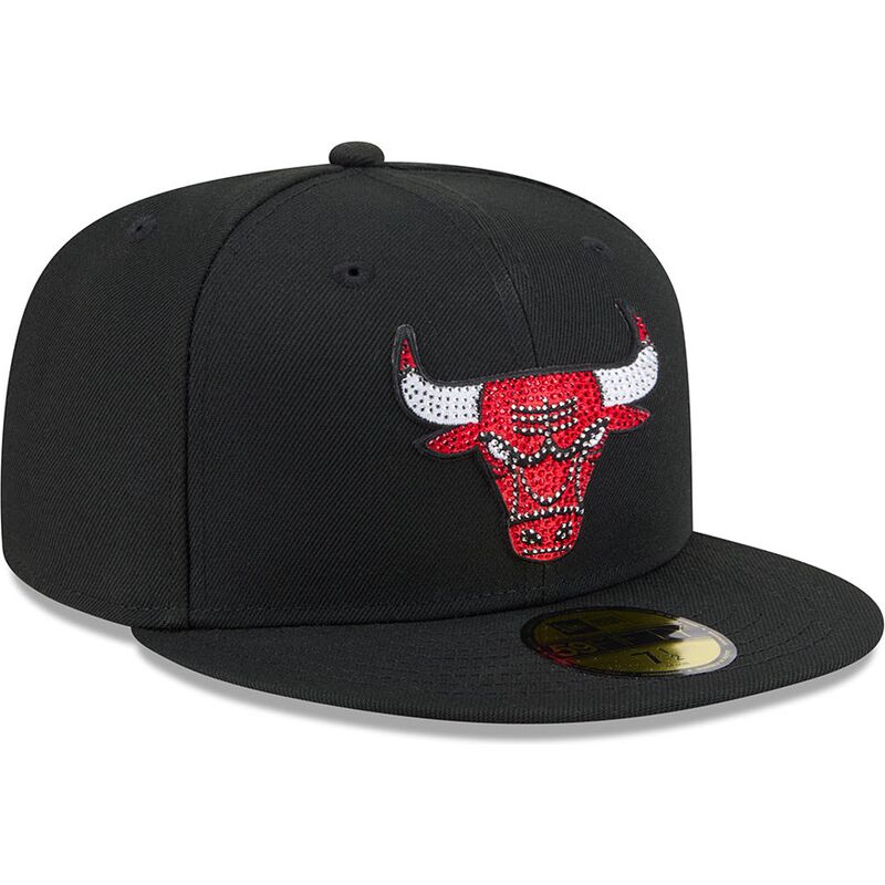 cepur-plakana-melns-pieguloss-59fifty-rhinestone-badge-no-chicago-bulls-nba-no-new-era
