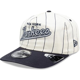 Cepur izliekta tumši zils snapback 19TWENTY Pinstripe no New York Yankees MLB no New Era