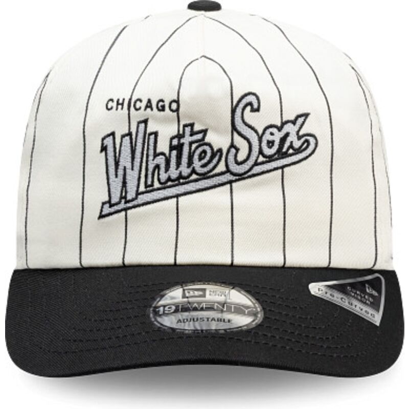 cepur-izliekta-melns-snapback-19twenty-pinstripe-no-chicago-white-sox-mlb-no-new-era