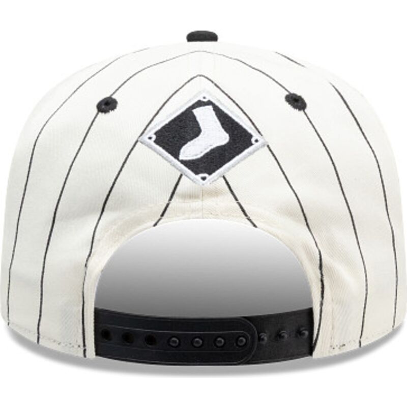 cepur-izliekta-melns-snapback-19twenty-pinstripe-no-chicago-white-sox-mlb-no-new-era