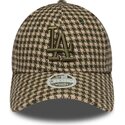 cepur-izliekta-zals-regulejams-9forty-m-crown-houndstooth-no-los-angeles-dodgers-mlb-no-new-era