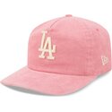 cepur-izliekta-roza-regulejams-19twenty-precurved-corduroy-pastel-no-los-angeles-dodgers-mlb-no-new-era