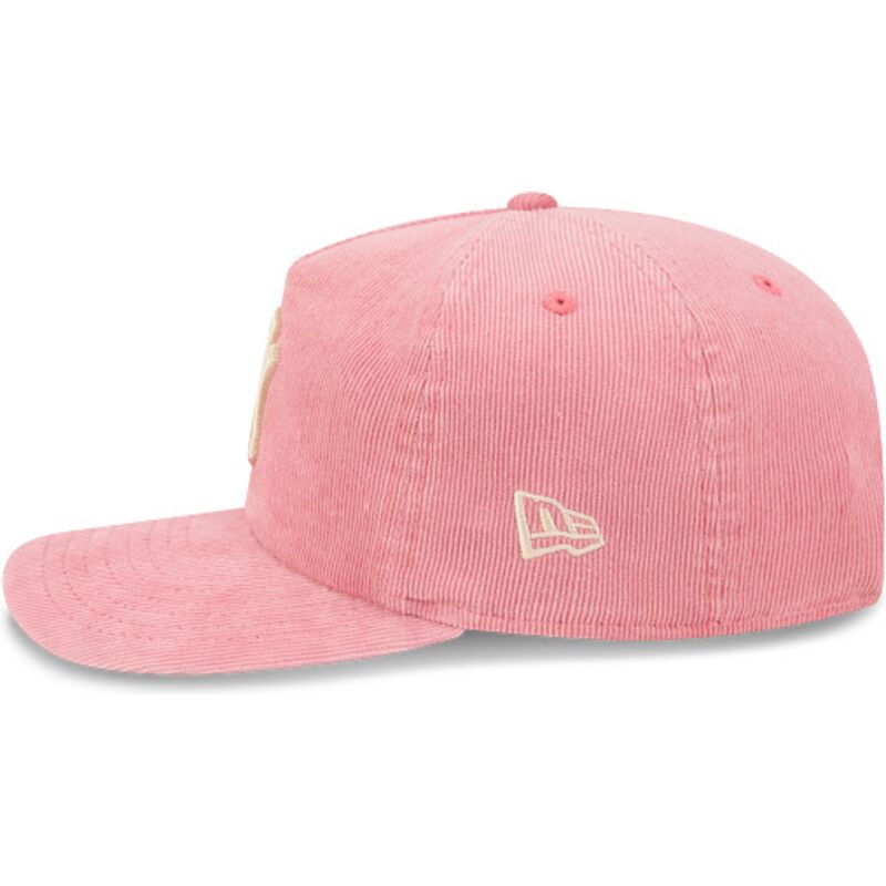 cepur-izliekta-roza-regulejams-19twenty-precurved-corduroy-pastel-no-new-york-yankees-mlb-no-new-era