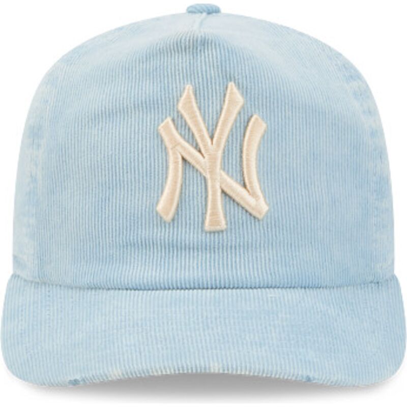 cepur-izliekta-zils-regulejams-19twenty-precurved-corduroy-pastel-no-new-york-yankees-mlb-no-new-era