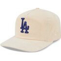 cepur-izliekta-bess-regulejams-19twenty-precurved-corduroy-pastel-no-los-angeles-dodgers-mlb-no-new-era