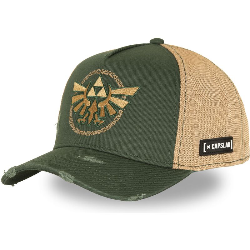 cepur-izliekta-truckeris-zals-snapback-clzel1-lin-triforce-the-legend-of-zelda-no-capslab