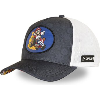 Cepur izliekta truckeris tumši zils snapback SMK4 MAR Bros. Mario Super Mario Bros. no Capslab