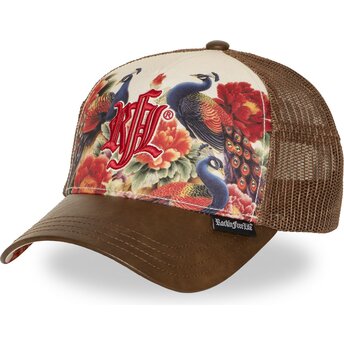 Cepur izliekta truckeris brūns snapback N°276 Natsu no Rock’nFreeLife