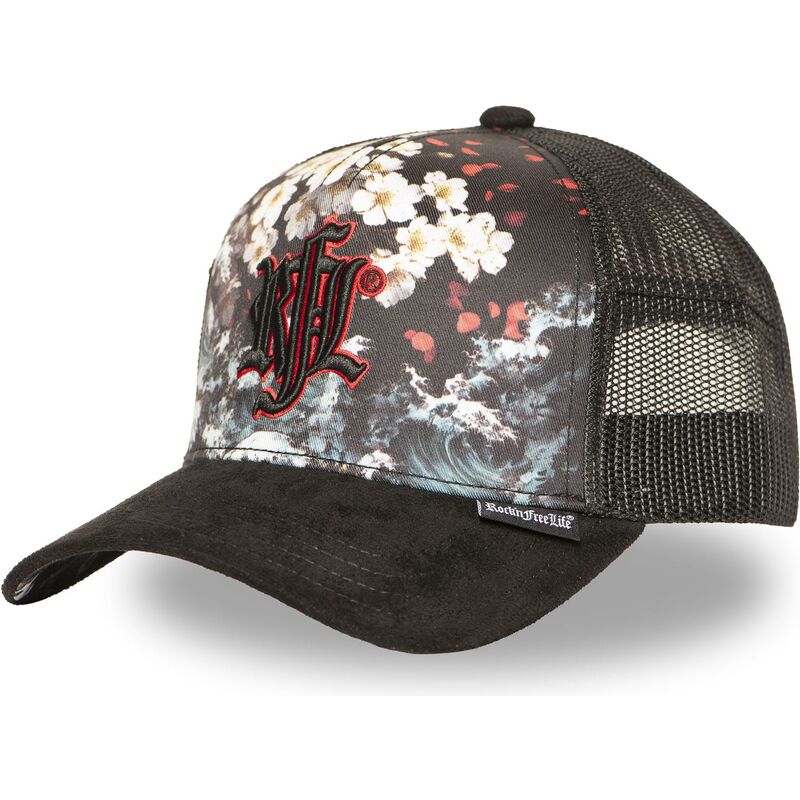 cepur-izliekta-truckeris-melns-snapback-n274-sakura-wave-no-rocknfreelife