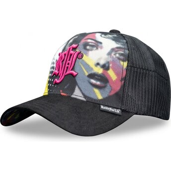 Cepur izliekta truckeris melns snapback N°246 Move The City no Rock’nFreeLife