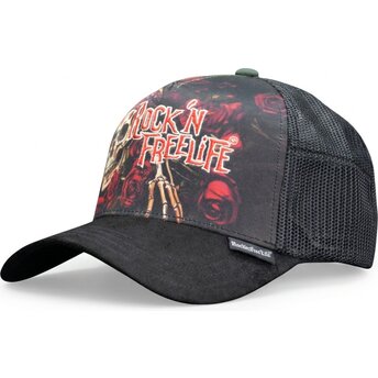 Cepur izliekta truckeris melns snapback N°247 Loose Control no Rock’nFreeLife