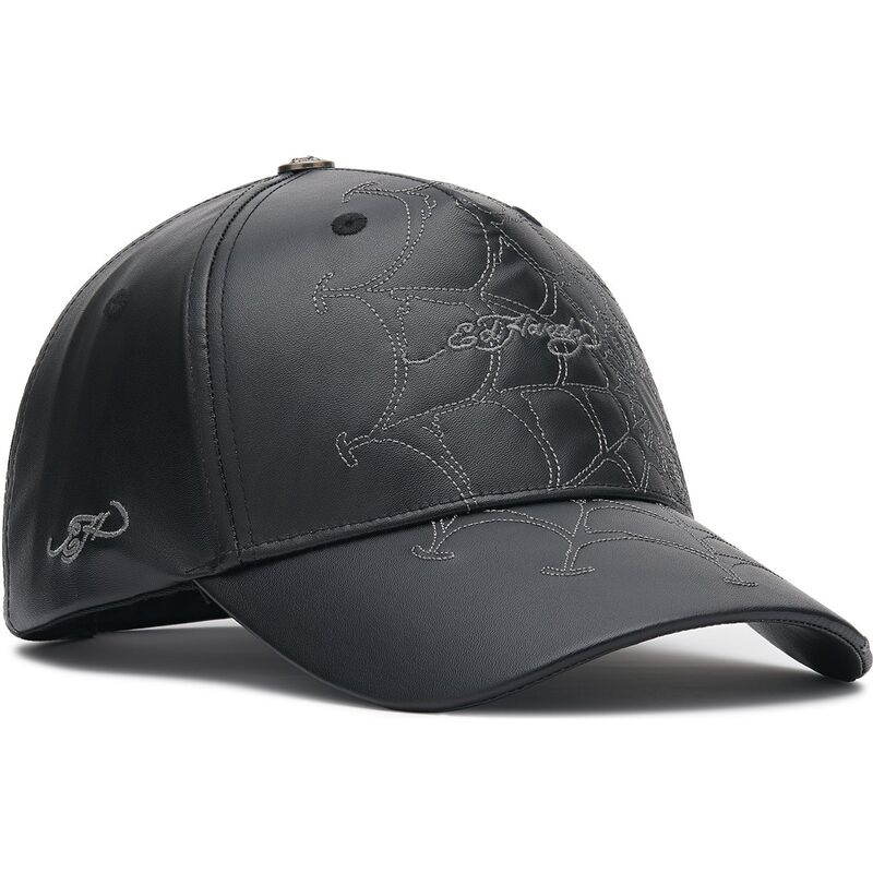 cepur-izliekta-melns-regulejams-spiderweb-pu-leather-no-ed-hardy cepur-izliekta-melns-regulejams-spiderweb-pu-leather-no-ed-hardy