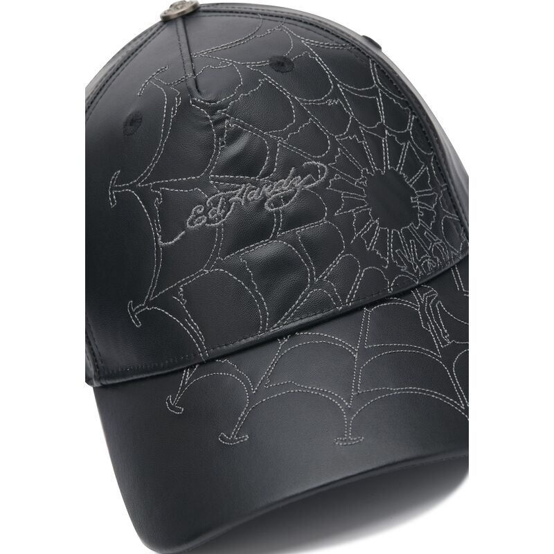 cepur-izliekta-melns-regulejams-spiderweb-pu-leather-no-ed-hardy cepur-izliekta-melns-regulejams-spiderweb-pu-leather-no-ed-hardy