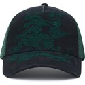 cepur-izliekta-truckeris-melns-snapback-outline-distressed-no-ed-hardy