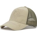 cepur-izliekta-truckeris-haki-snapback-outline-no-ed-hardy
