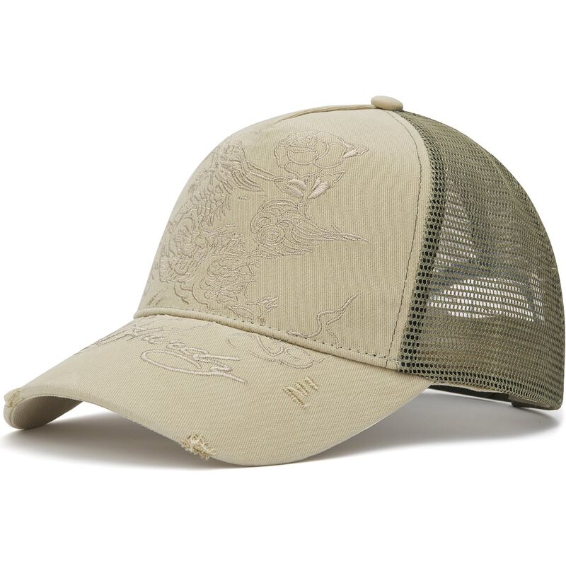 cepur-izliekta-truckeris-haki-snapback-outline-no-ed-hardy