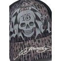 cepur-izliekta-truckeris-melns-snapback-13-skull-no-ed-hardy