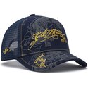 cepur-izliekta-truckeris-tumsi-zils-snapback-outline-dragons-no-ed-hardy
