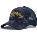 cepur-izliekta-truckeris-tumsi-zils-snapback-outline-dragons-no-ed-hardy