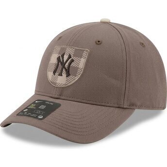 Cepur izliekta brūns snapback Dri-Fit Rise Structured no New York Yankees MLB no Nike