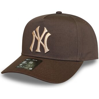 Cepur izliekta brūns snapback Rise Structured A-Frame26 no New York Yankees MLB no Nike