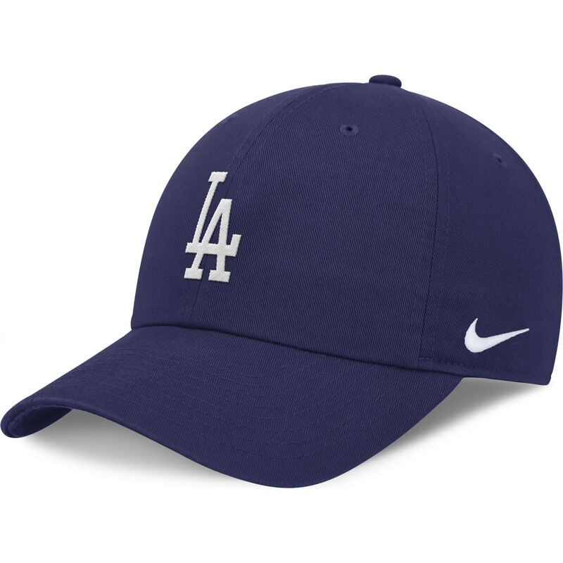cepur-izliekta-zils-regulejams-club-unstructured-organic-cotton-no-los-angeles-dodgers-mlb-no-nike