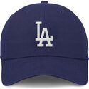 cepur-izliekta-zils-regulejams-club-unstructured-organic-cotton-no-los-angeles-dodgers-mlb-no-nike