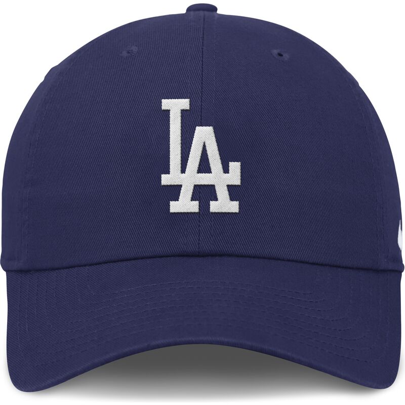 cepur-izliekta-zils-regulejams-club-unstructured-organic-cotton-no-los-angeles-dodgers-mlb-no-nike