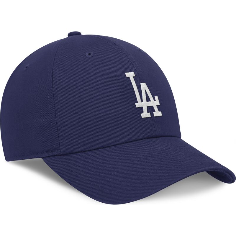 cepur-izliekta-zils-regulejams-club-unstructured-organic-cotton-no-los-angeles-dodgers-mlb-no-nike