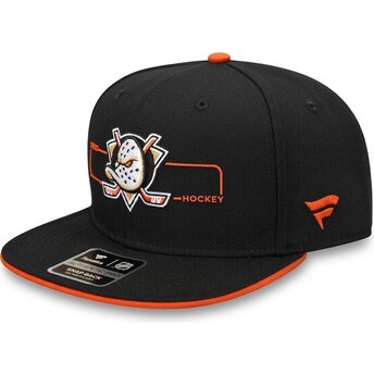 Cepur plakana melns snapback Structured no Anaheim Ducks NHL no Fanatics