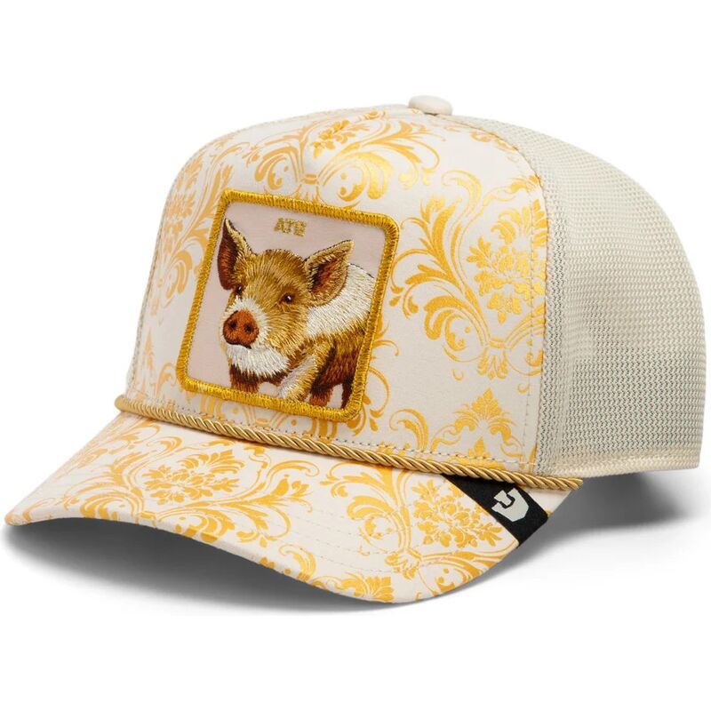 cepur-izliekta-truckeris-zelta-snapback-dorada-ate-gilded-beast-the-farm-goorin-bros