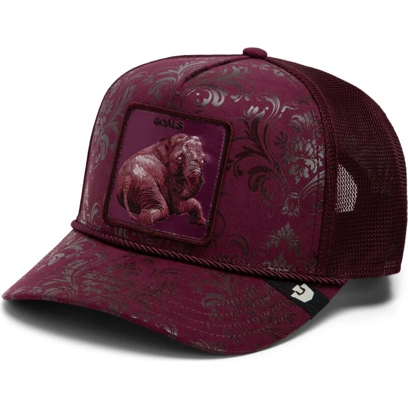 cepur-izliekta-truckeris-granatsarkana-snapback-goals-gilded-beast-the-farm-goorin-bros