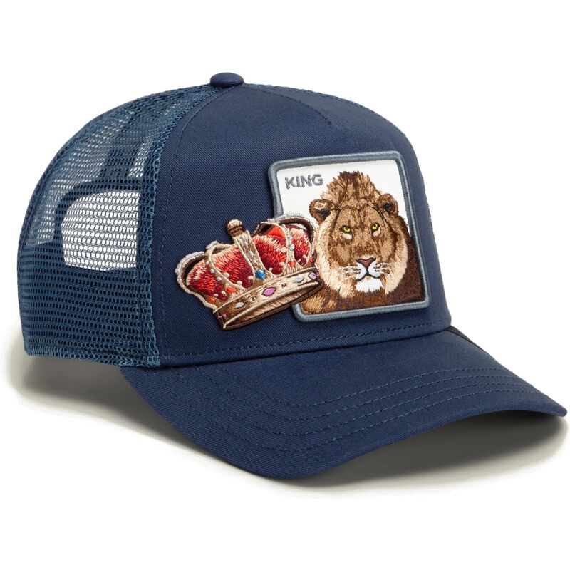 cepur-izliekta-truckeris-zils-snapback-royal-stay-royal-sidekick-the-farm-goorin-bros
