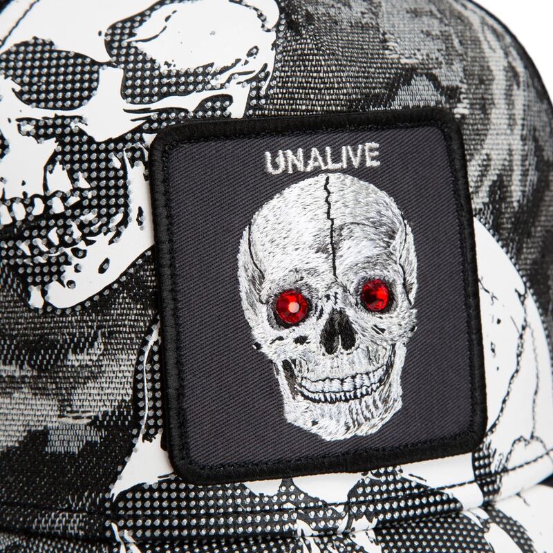 cepur-izliekta-truckeris-melns-snapback-bone-head-unalive-the-farm-goorin-bros cepur-izliekta-truckeris-melns-snapback-bone-head-unalive-the-farm-goorin-bros