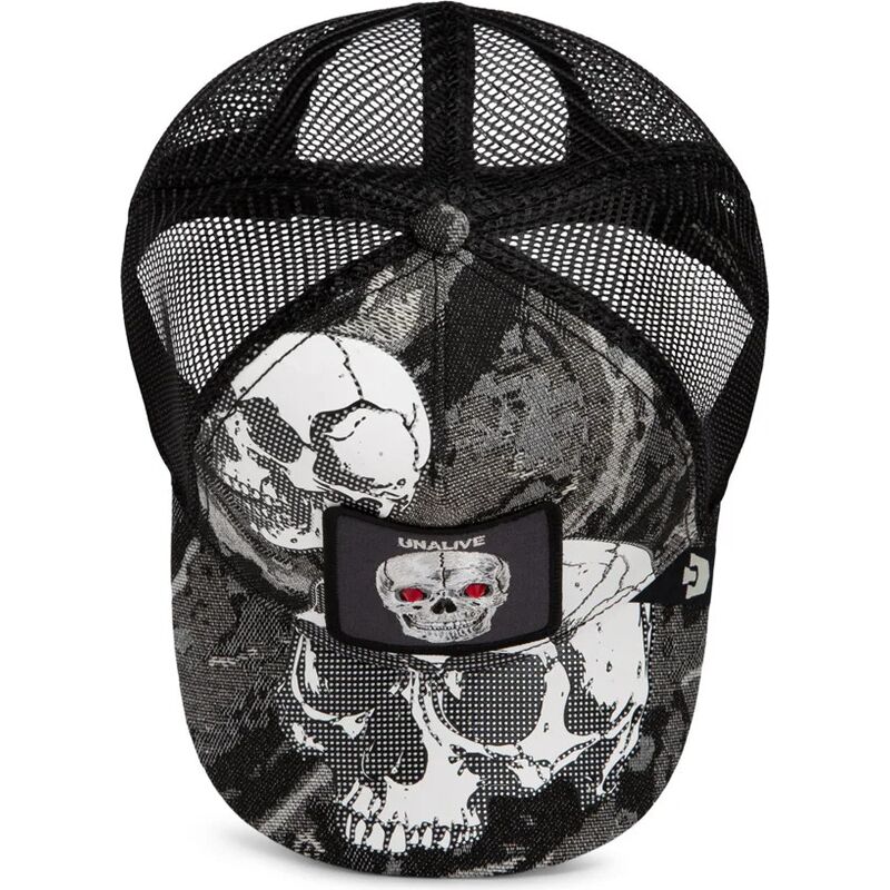 cepur-izliekta-truckeris-melns-snapback-bone-head-unalive-the-farm-goorin-bros cepur-izliekta-truckeris-melns-snapback-bone-head-unalive-the-farm-goorin-bros