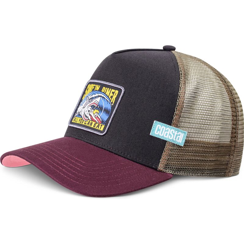 cepur-izliekta-truckeris-daudzkrasains-snapback-hft-surfn-diner-no-coastal
