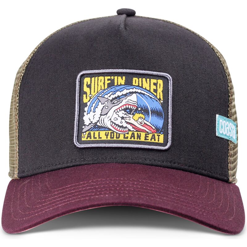 cepur-izliekta-truckeris-daudzkrasains-snapback-hft-surfn-diner-no-coastal