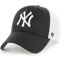 cepur-izliekta-truckeris-melns-snapback-no-new-york-yankees-mlb-no-47-brand