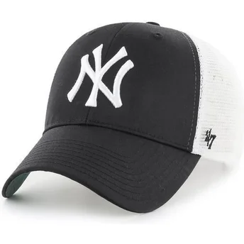 cepur-izliekta-truckeris-melns-snapback-no-new-york-yankees-mlb-no-47-brand