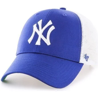 cepur-izliekta-truckeris-zils-snapback-no-new-york-yankees-mlb-no-47-brand